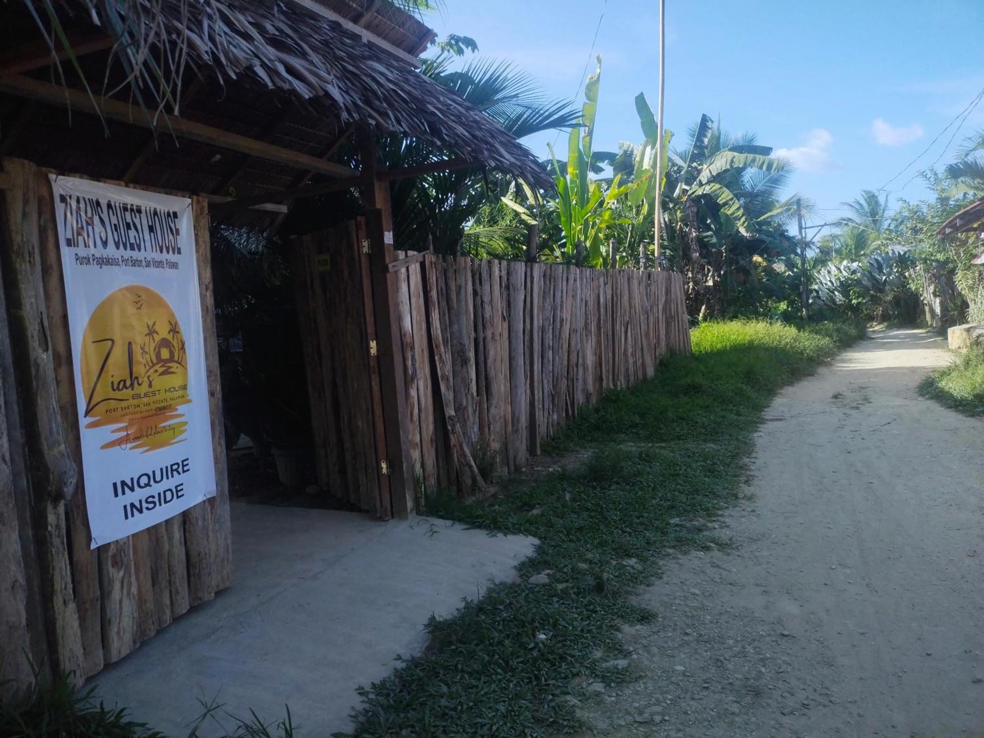 Ziah'S Guest House San Vicente (Palawan) Exterior foto